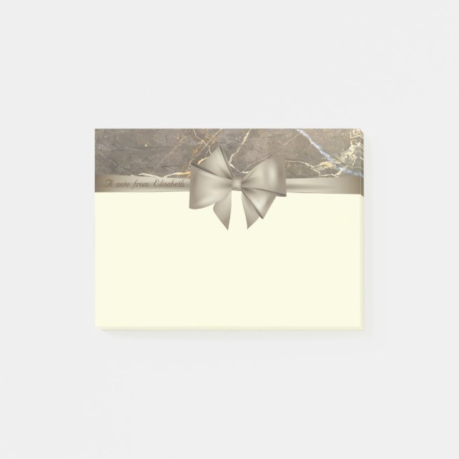 Post-it® Élégant Élégant, Arc, Marbre (Devant)