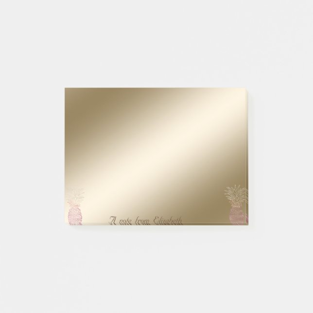 Post-it® Élégant élégant, Fille, Ananas (Devant)