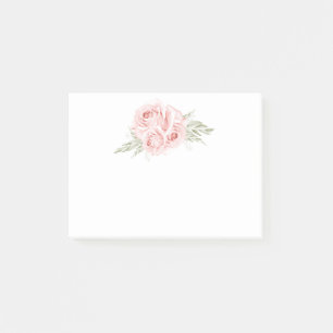 Post-it® Elégant Jardin Floral Rose Rose Billet
