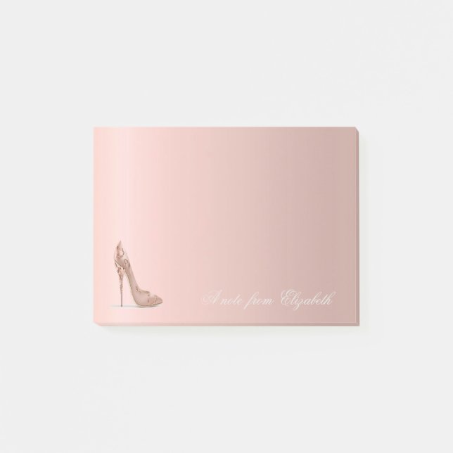 Post-it® Elegant Mignon Chic Féminin ,Talons Hauts (Devant)