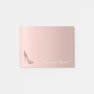 Post-it® Élégant mignon fille élégante, talons hauts