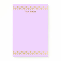 Elegant Minimalist Gold Accent Pink