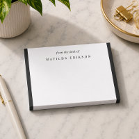 Élégant Minimaliste De Le Bureau De Monochrome