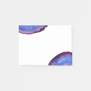 Post-it® Elégant moderne design violet agate pierre