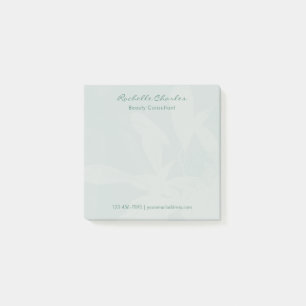 Post-it® Élégant Moderne Script Vert Entreprise Personnalis