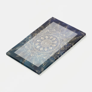 Post-it® Elégant or Mandala Blue Galaxy Design