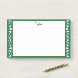 Post-it® Élégant rennes Snowflakes Fir Trees