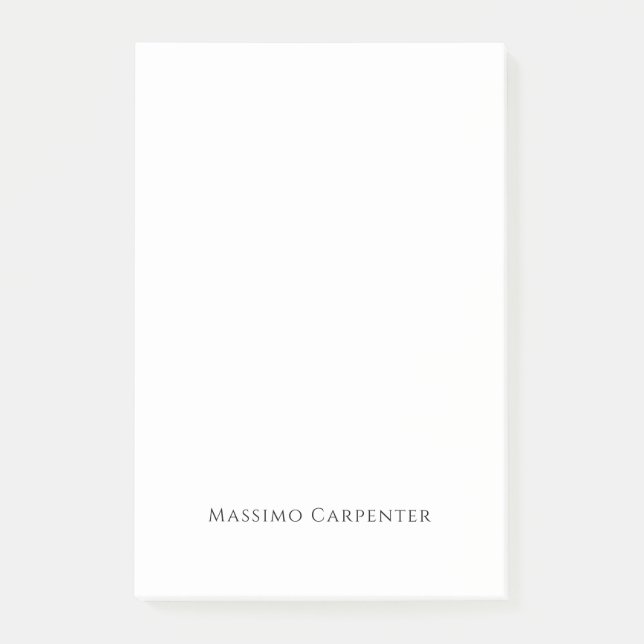 Post-it® Élégant Simple Moderne Minimaliste (Devant)