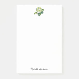 Post-it® Élégant Tendance Aquarelle Hydrangea Floral