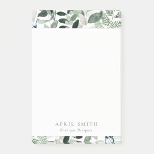 Post-it® Élégant vert moderne feuillage Tropical Foliage Fe