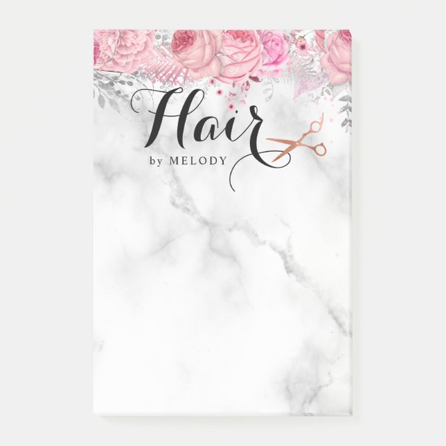 Post-it® Elégante coiffeuse rose en cuivre (Devant)