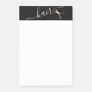 Post-it® Elégante coupe-cheveux rose d'or