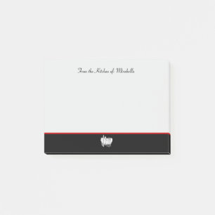 Post-it® Élégante cuisine personnalisée de Silverware Post