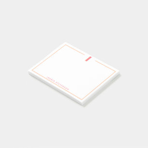 Post-it® Élégante lettre I initiale monogrammée 3D personna