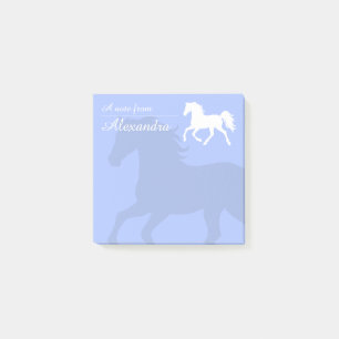 Post-it® Élégante note personnalisée de l'amant du cheval