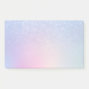 Post-it® Elégante parties scintillant bleue sombre et mode