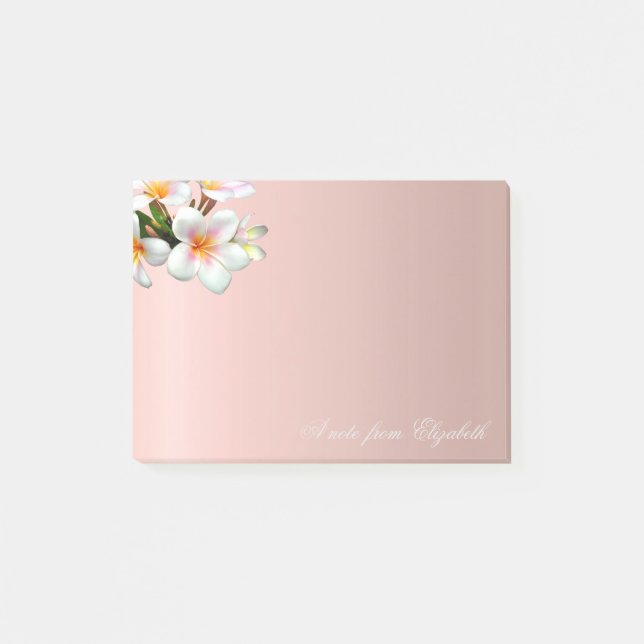 Post-it® Élégantes Fleurs Mignonnes et Stylées pour Filles (Devant)