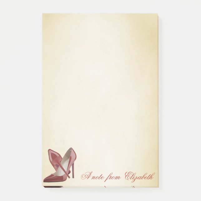 Post-it® Élégantes Mignonnes Chaussures à Talons Hauts de S (Devant)