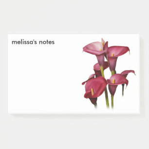 Post-it® Élégants lys calla violets