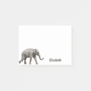 Post-it® Élément Personnalisé Nom Éléphant Mignon