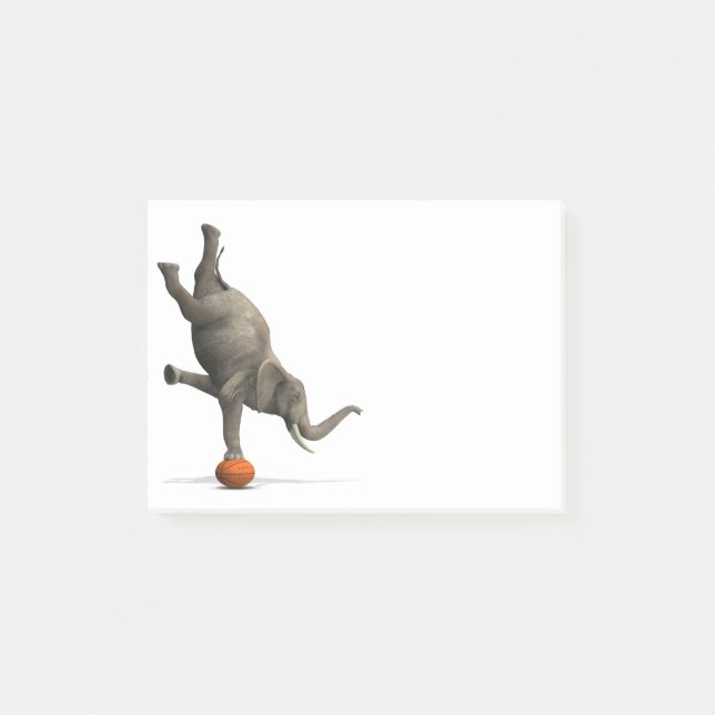 Post-it® Eléphant artistique (Devant)