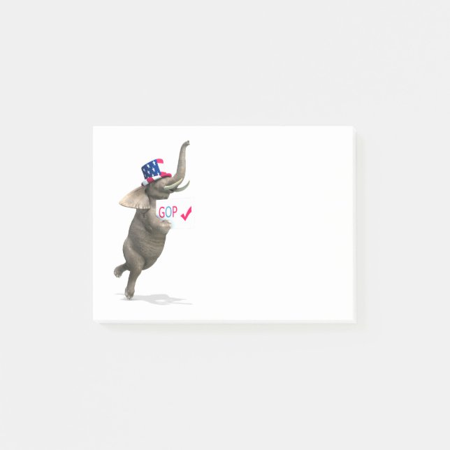 Post-it® Eléphant GOP (Devant)