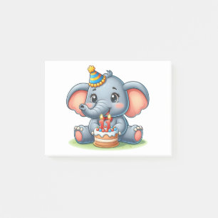 Post-it® Éléphant Mignon 11ème Anniversaire