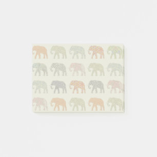 Post-it® Éléphant Motif Animal Coloré Contemporain