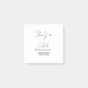Post-it® Elle est une bouteille de champagne de week-end d'