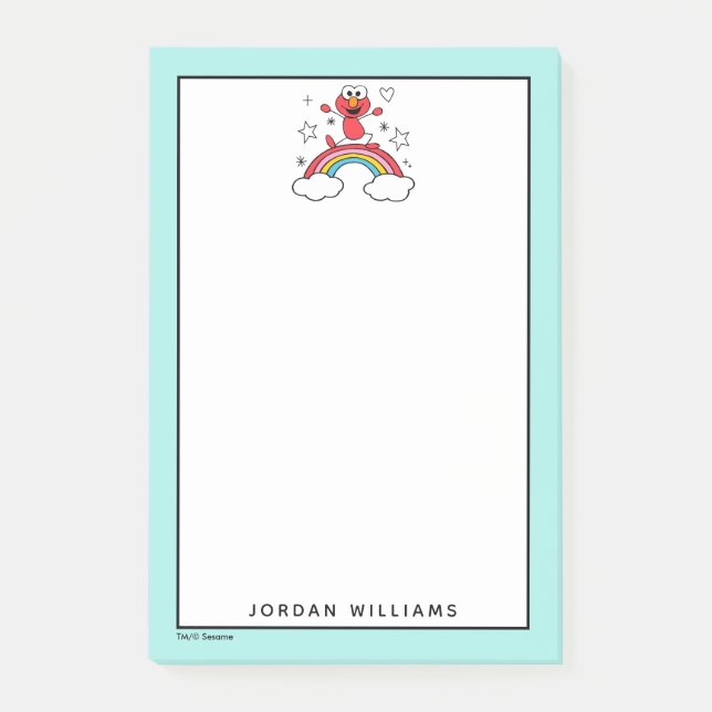 Post-it® Elmo Rainbow Doodley Graphic (Devant)