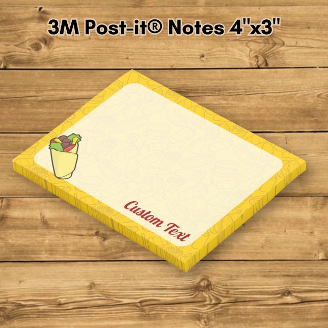 Post-it® Emballage de sandwich tortilla (Créateur téléchargé)