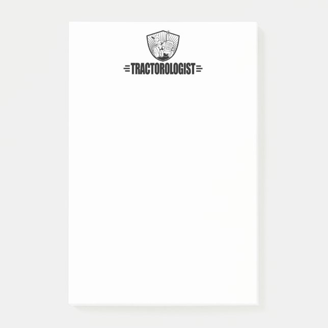 Post-it® Emballage drôle de tracteur (Devant)