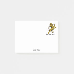 Post-it® Emblème C de crête permanente de lion héraldique