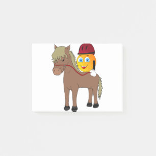 Post-it® Emoji Amusant À Cheval