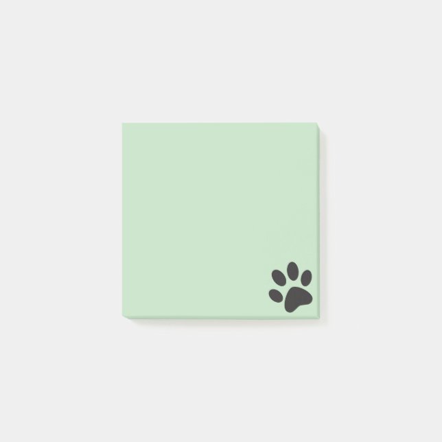 Post-it® empreinte de patte  (Devant)