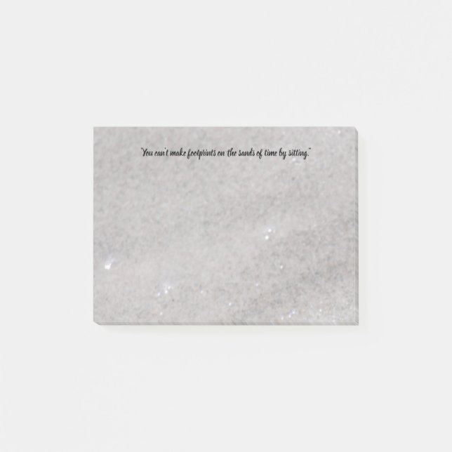 Post-it® Empreintes sur le sable Post it Notes (Devant)