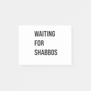 Post-it® En attendant le Shabbos Hanoukka Jewish Funny