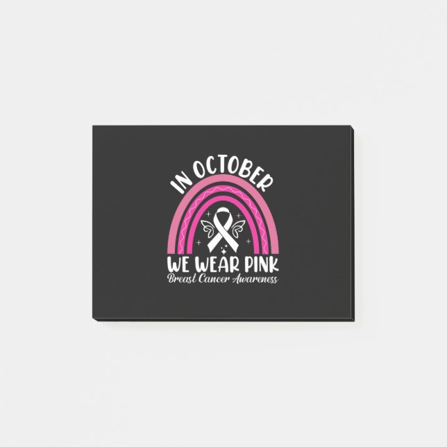 Post-it® En octobre, nous portons du rose (Devant)