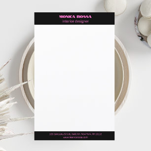 Post-it® En-tête de lettre moderne simple professionnelle n