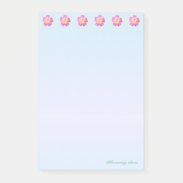 Post-it® En-tête Fleur Magnifique (Devant)