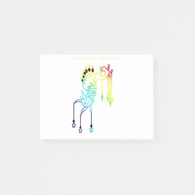 Post-it® Encouragement et réalisation (Devant)