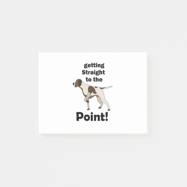 Post-it® English Pointer Aller Droit Au But  (Devant)