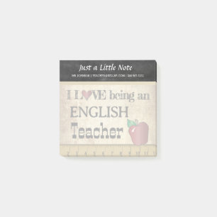 Post-it® English Teacher   Vintage Style