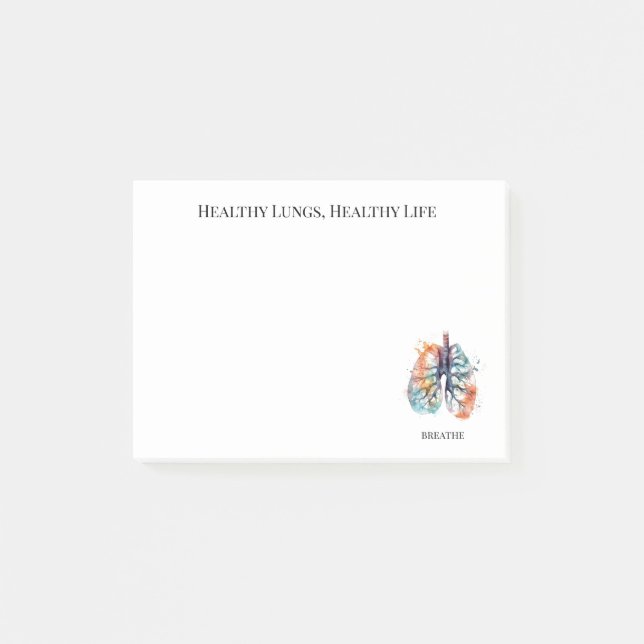 Post-it® Enraciné dans le souffle, coutume (Devant)