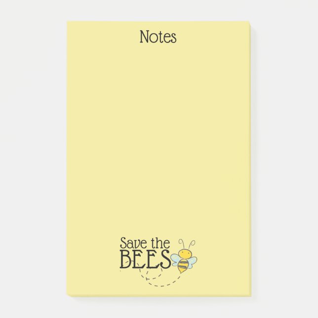 Post-it® Enregistrer les notes post-it des abeilles (Devant)