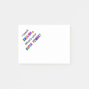 Post-it® Enseignant anglais