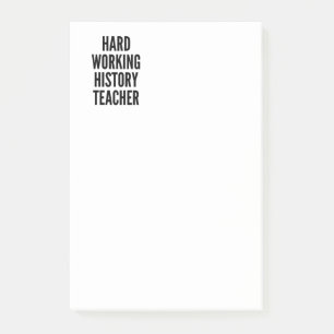 Post-it® Enseignant de l'histoire du travail difficile