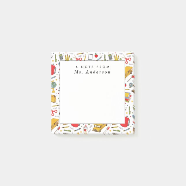Post-it® Enseignant élémentaire (Devant)