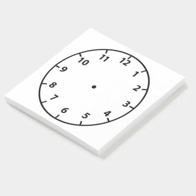 Post-it® Enseignant Vide Horloge Face Aide pédagogique (Créateur téléchargé)