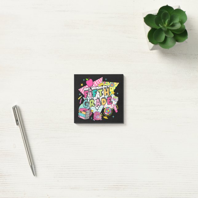 Post-it® Enseignants Élèves Rétro 90 Retour À L'école (Bureau)